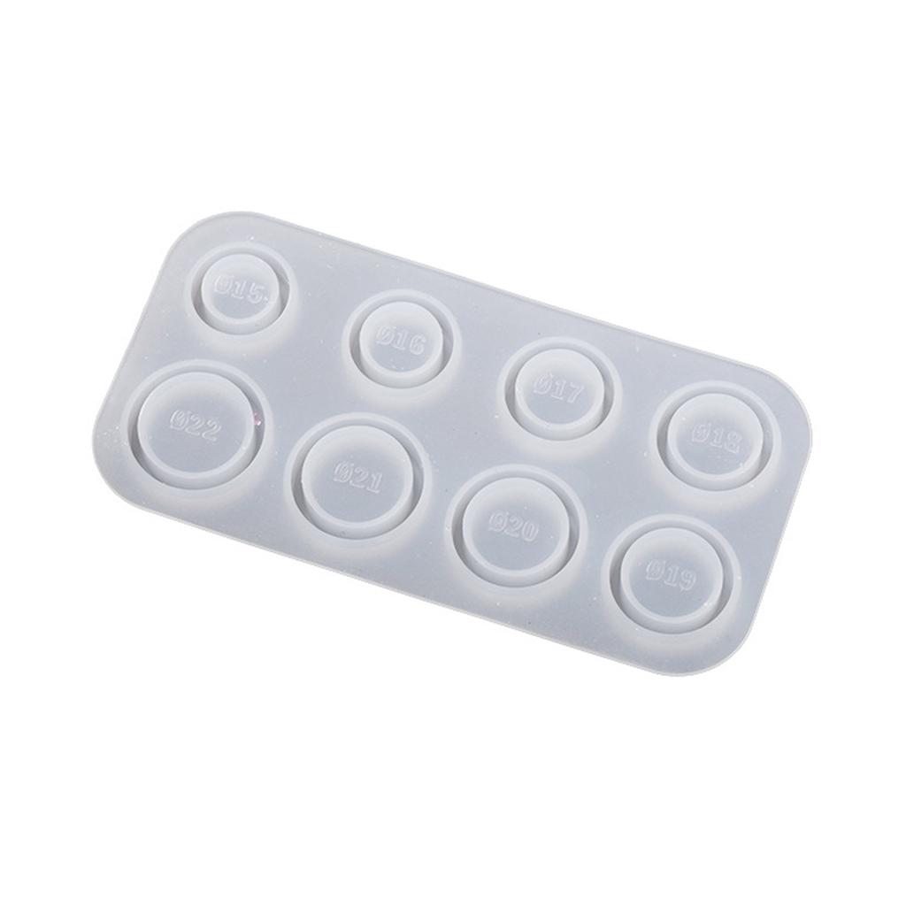 Resin Ring Molds Silicone Ring Molds Assorted Sizes Ring Casting Mold Cat Ears/Circle Jewelry Molds for Pendant Earrings