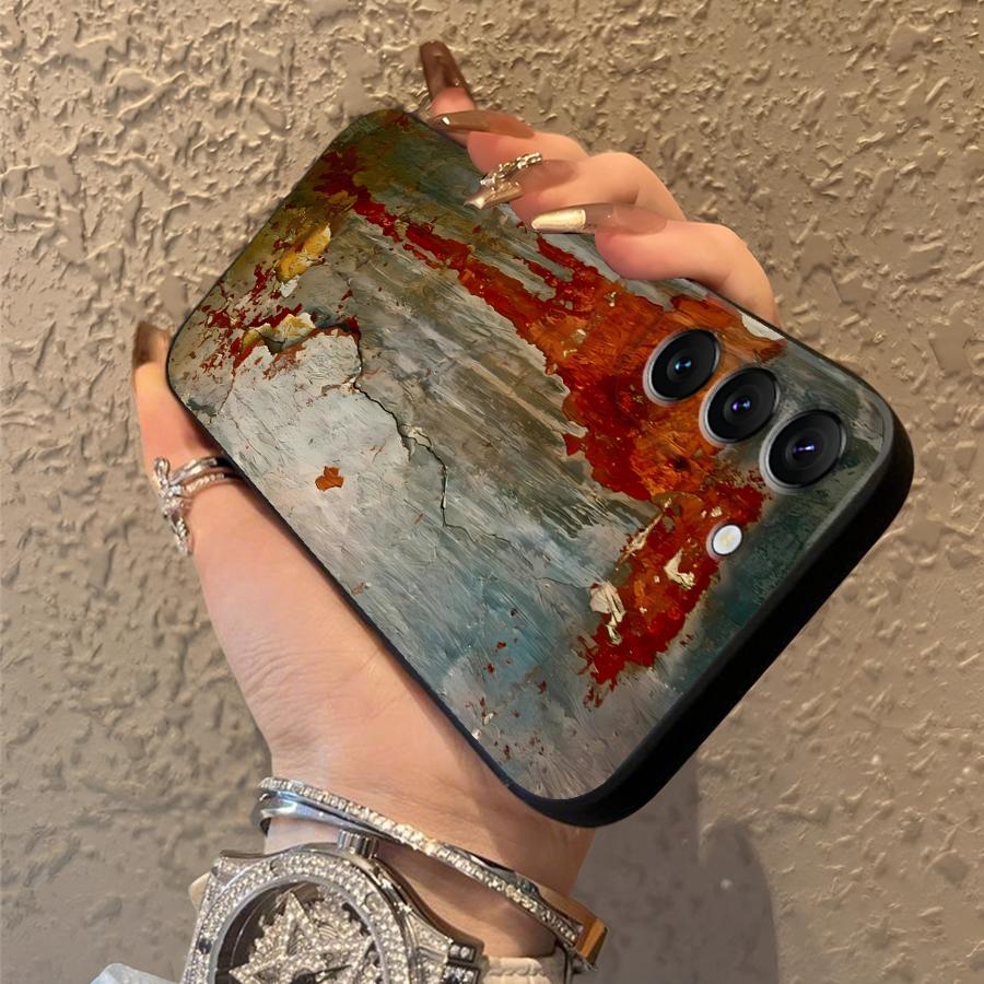 Funda Phone Cover Case for Samsung Galaxy S21 S25 Ultra S9 S20 S22 S23 FE S24 Plus Retro Rust Marks