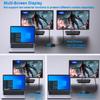 BENFEI USB C HUB USB To HDMI VGA USB C To USB USB Power Compatible with iPhone 15 MacBook iPad XPS 17 4in1, Type-C Adapter, Adapter, Type-C Delivery,
