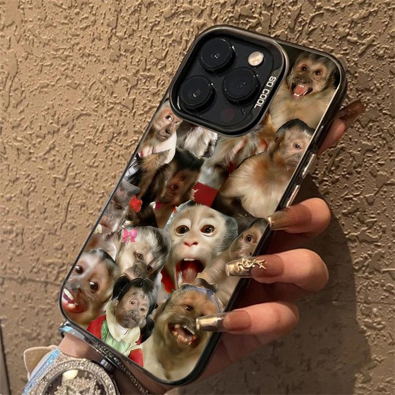 Funny Monkey Pattern Phone Case For Samsung Galaxy S26 Ultra S25 S24 Plus S23 FE S22 S21 S20 A15 A16 A54 A53 A34 A35 A55 Cover