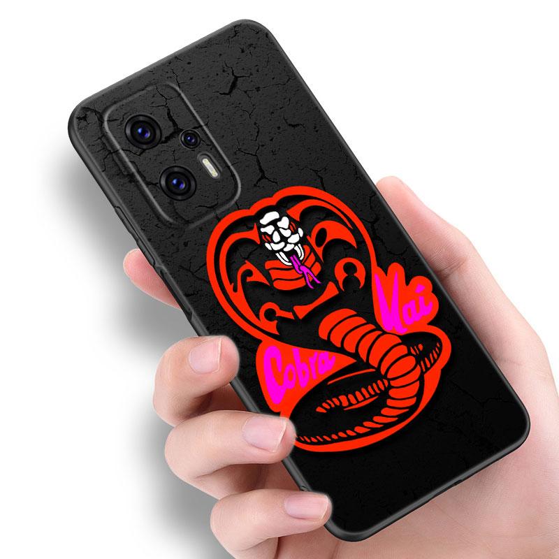 Cobra Kai Schlange Schwarz Silikon Handyhülle Für Xiaomi POCO X3 X4 NFC F5 M3 M4 M6 X5 X6 Pro F3 F4 GT 5G C55 C65 M5