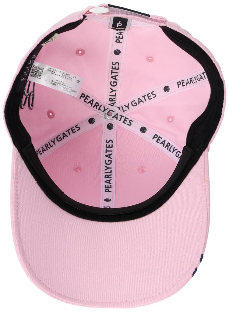PEARLY GATES Unisex Golf Cap (Basic, Adjustable Size) / 053-4187401 090_Pink FR