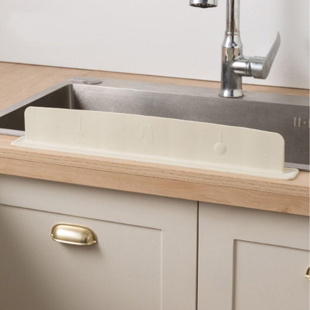 Household Silicone Water Baffle Soft Sink Flap Block Flexible Water Blocking Board  Protect Clothes