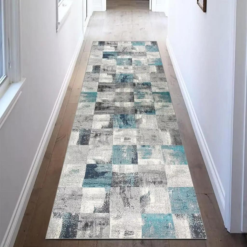 Hallway Entrance Rug Stain-Resistant Anti-Slip Mat Bedroom Kitchen Runner Rug Laundry Room Floor Mat Home Decor