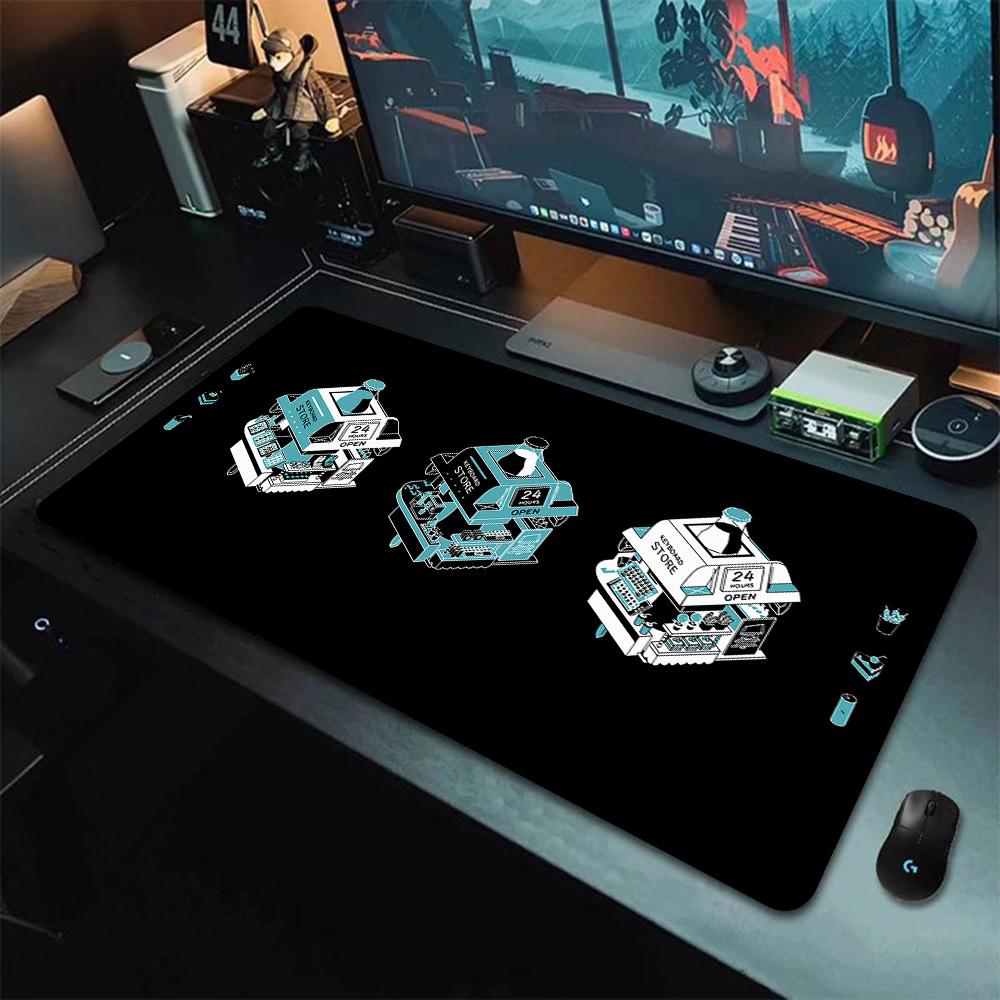 Japanese Art Mouse Pad Desktop Keycap Switch Mat Extended Desk Mousepad Latop Table Carpet Pc Gamer Computer Mat Gaming Game Mat