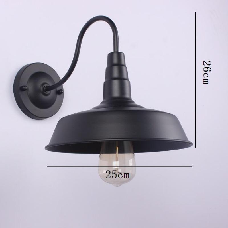 

Лофт Ресторан Отель Бар Коридор Настенный светильник Ретро Индустриальный стиль Украшения Кофейня Одинарный настенный светильник из железа