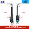M6 2P3P4P5P6P Dashcam Sensor Docking Cable – Waterproof Connection