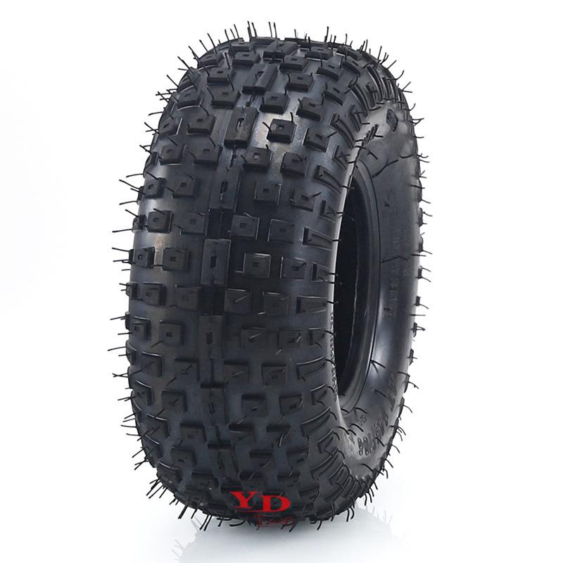 145/70-6 Inch Rubber Vacuum Tire for ATV, Lawn Mower, Beach, and Sightseeing Cars