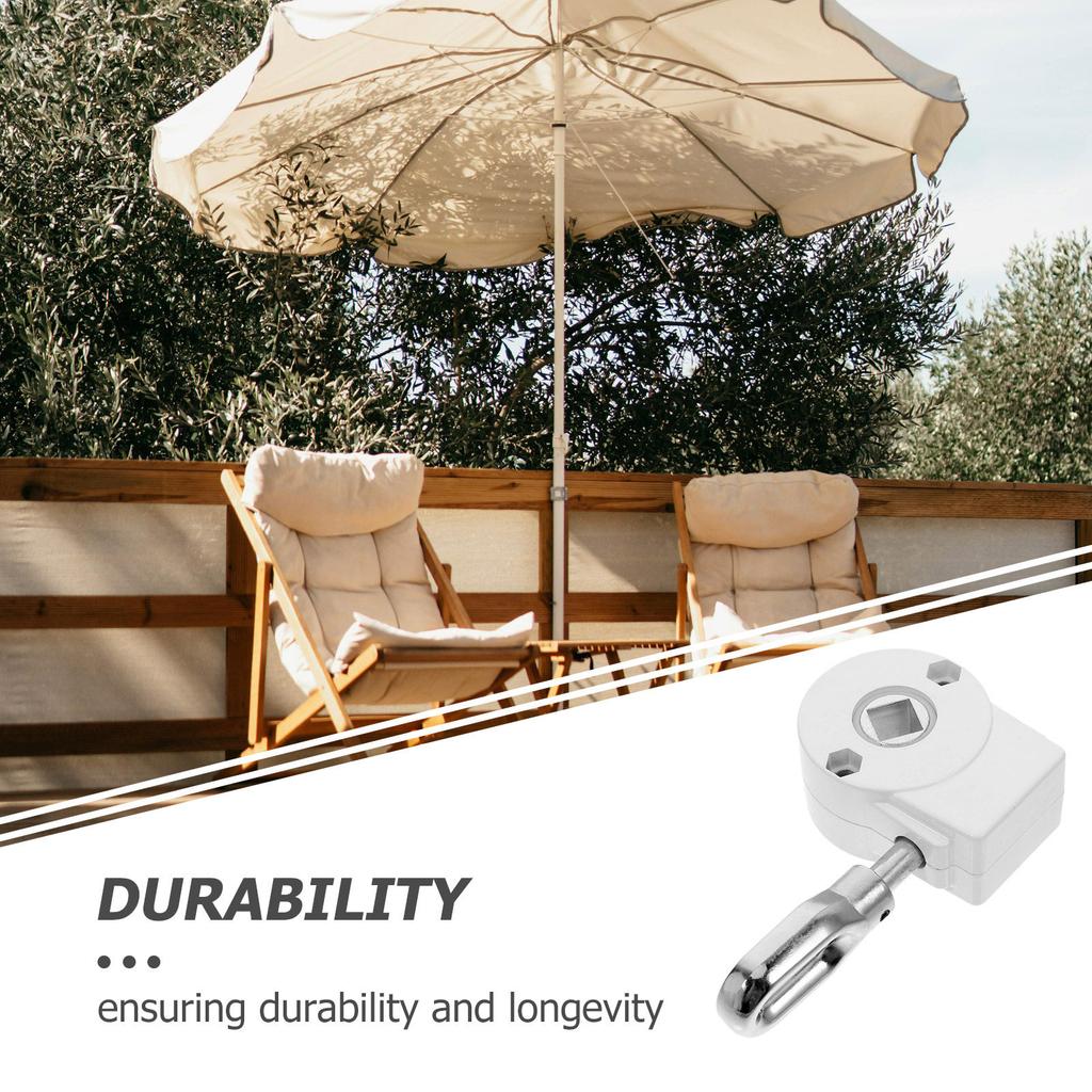 Universelle Sonnenschirm-Kurbelgetriebebaugruppe Robuster Outdoor-Markisen-Kurbelmechanismus für Balkon-Terrassenüberdachung Stabile Ersatzteile