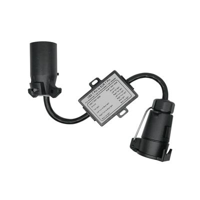 Trailer Light Connector USA To EU 7-Way Socket Plug Adapter Vehicle Linker Trailer Connector Towbar Towing Plug Adapter