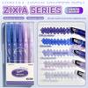 5-Pack Dual-Tip Highlighters with Viewing Window, Suitable for Eye-Friendly Colored Highlighters, Fluorescent Markers, Marking Pens, Highlighting Pens