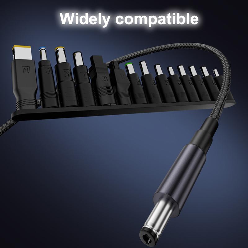Usb C To Dc Power Boost Cable Adjustable Voltage Adapter Connector Cord For Laptop Router Pd140W /5V/9V/12V/15V/20V/28V