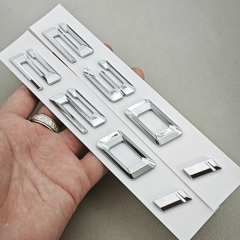 3D ABS Chrome Car Letters Logo 218i 220i 230i Badge Rear Trunk Emblem Sticker For BMW 218i 220i 230i 225i F44 F45 Tail Marking