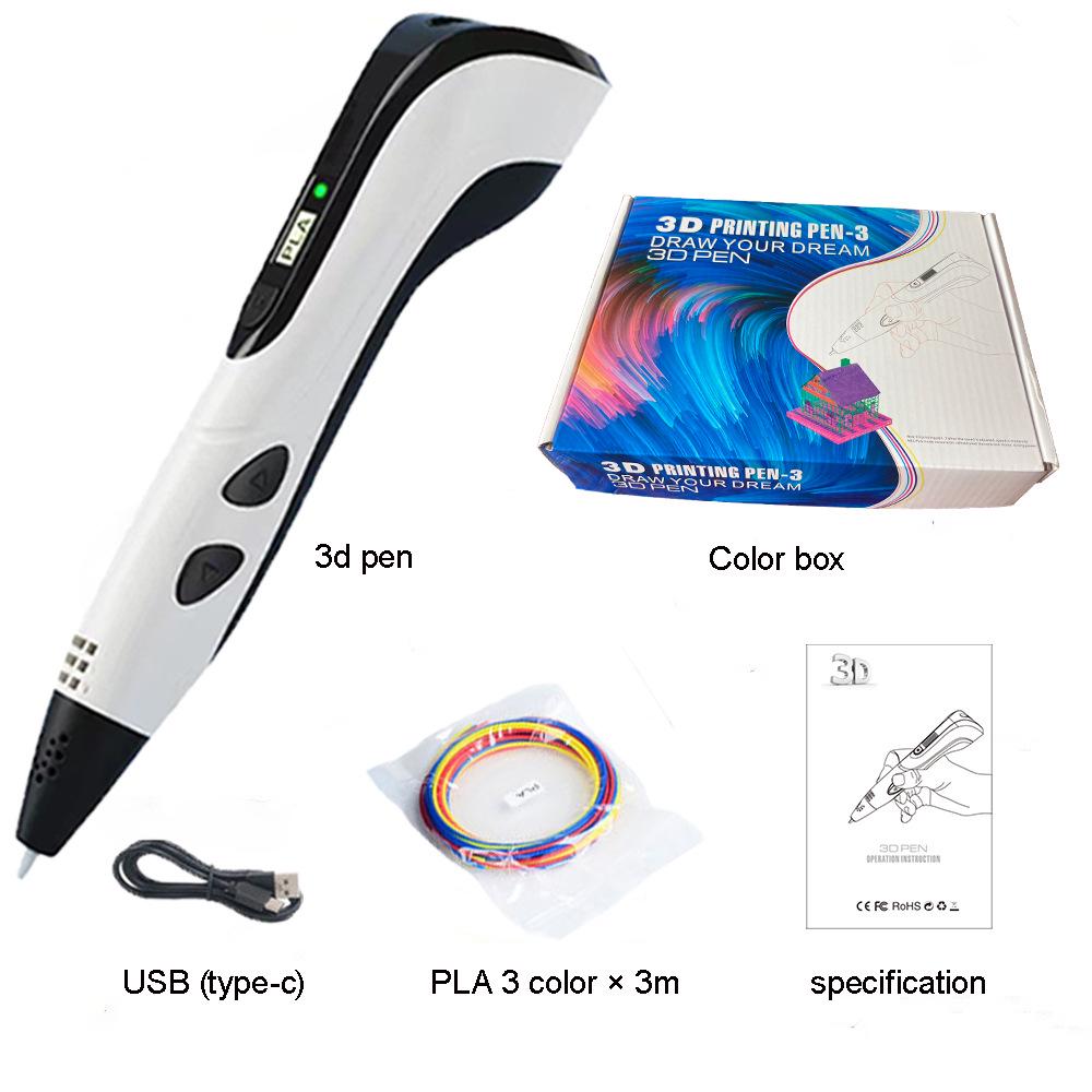 Third Gen Children's Educational 3D Printing Doodle Pen 