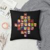 Defeated Portraits Super Street Fighter Square Pillowcase Cushion Cover Pillow Case Throw Pillow Cover for Home Sofa Living Room