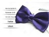 Solid Color Formal Wedding Bow Tie for Men - Customizable Logo and Multi-Color Options
