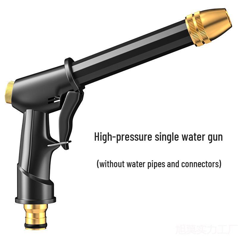 High-Pressure Retractable Spray Gun for Household Water Hose - Ideal for Car Wash and Garden Use
