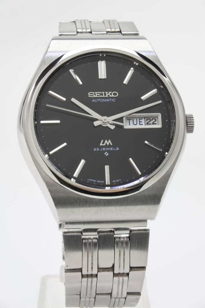 A renowned 1975 SEIKO Lord Matic 23 automatic winding manufactured at the Suwa recently serviced and in excellent Japanese-made timepiece 5606-8090