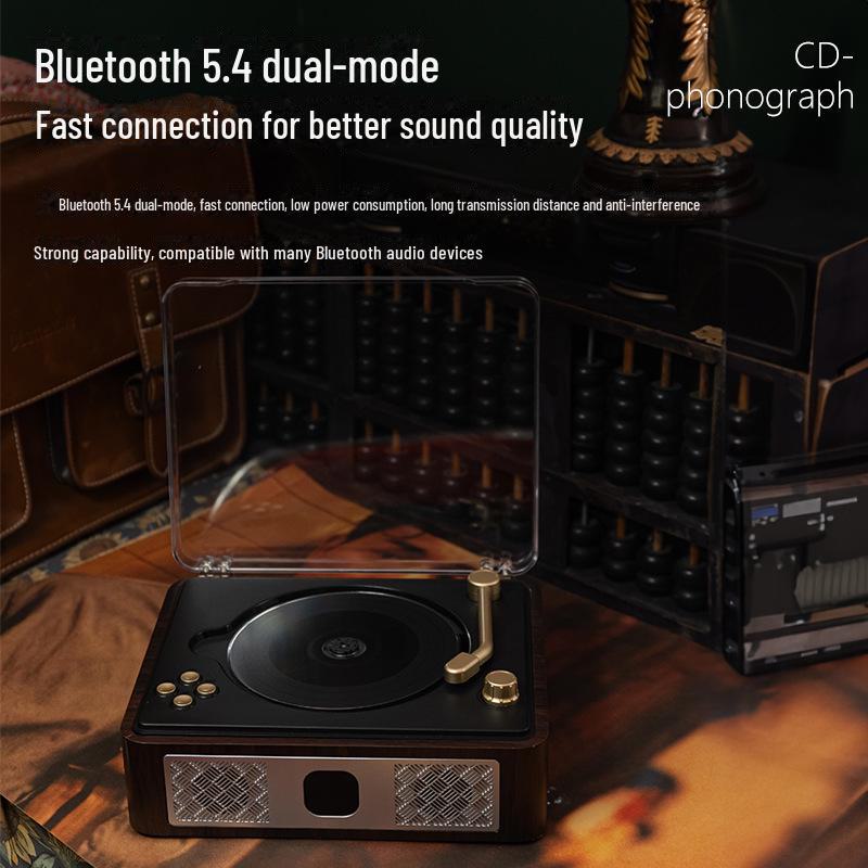 Retro Bluetooth CD Player & Creative Speaker