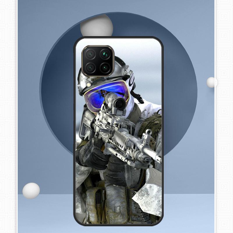 Army Soldier Special Forces For Huawei Nova Y91 Y60 Y70 Y72 Y90 Y61 12s 12i 11i 8i 10 9 SE P20 P40 Lite P30 P60 Pro Case