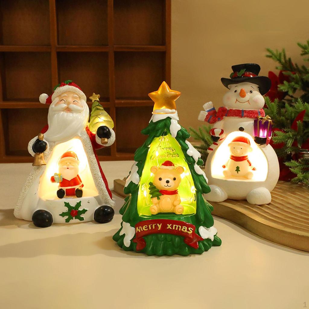 Weihnachtsdekoration mit leichter Handwerkskunst, stabiler und süßer Harzstatue