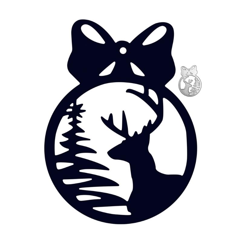 Corte de Metal de Árvore de Veado Morre DIY Artesanato Aço Carbono Modelo de Embossing Estêncil Scrapbooking para Cartão Recortes Morrer Molde Decoração