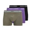 Jack And Jones Mens Solid Boxer Shorts (Pack of 3)