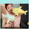 Tie Dye Shark Plush Toy For Kids With Soft Short Plush Material And Wedding Gift Use