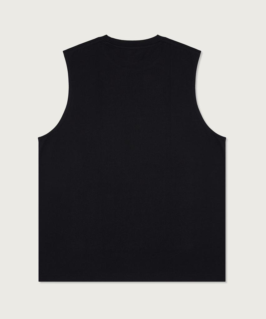 CHAMPION [2-Pack] Relaxed Fit Crew Neck Cool Sleeveless White/Black