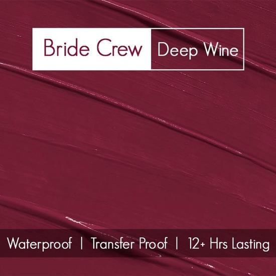 Nykaa All Day Matte Waterproof, Transfer Proof, Mask Proof, 12H Liquid Lipstick - Bride Crew