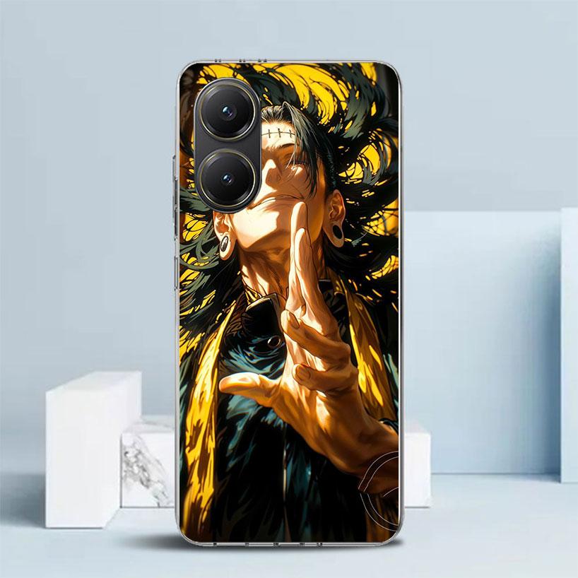 Kaisen J-Jujutsu Geto Suguru Phone Case For Xiaomi Poco F7 Ultra X5 X6 X7 Pro M7 Redmi 15C 15 13C 13 12C 12 10C 10 10A 9 9C 9A 9