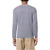 Comme des Garçons PLAY COMME Des GARCONS PLAY SPACE INVADERS L/S Striped Red Emblem 'Navy' Men's AZ-T324-051