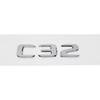 ABS Plastic C32 C36 C63 Trunk Rear Logo Badge Emblem Sticker for Mercedes Benz C Class W201 W202 W203 W204 W205 mm1