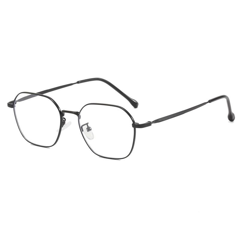 New classical personalized square full frame glasses frame high texture metal tide myopia glasses frame HC