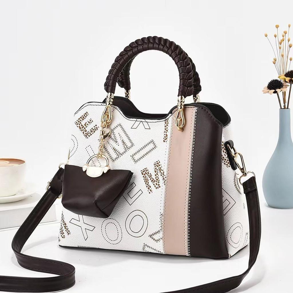 

Stylish Fashionable Printed Simple Shoulder Crossbody Bag For Women In Versatile Designs Large White