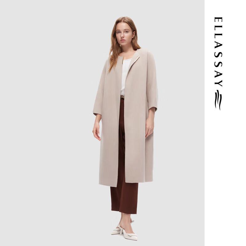 ELLASSAY Women's Simple Versatile Woolen Coat EWV344D00400