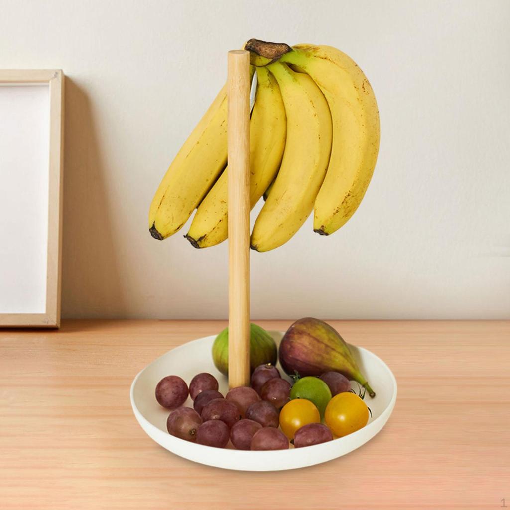 Banana Holder Stand, Kitchen Storage Solution, Modern Fruit Organizer for Countertop