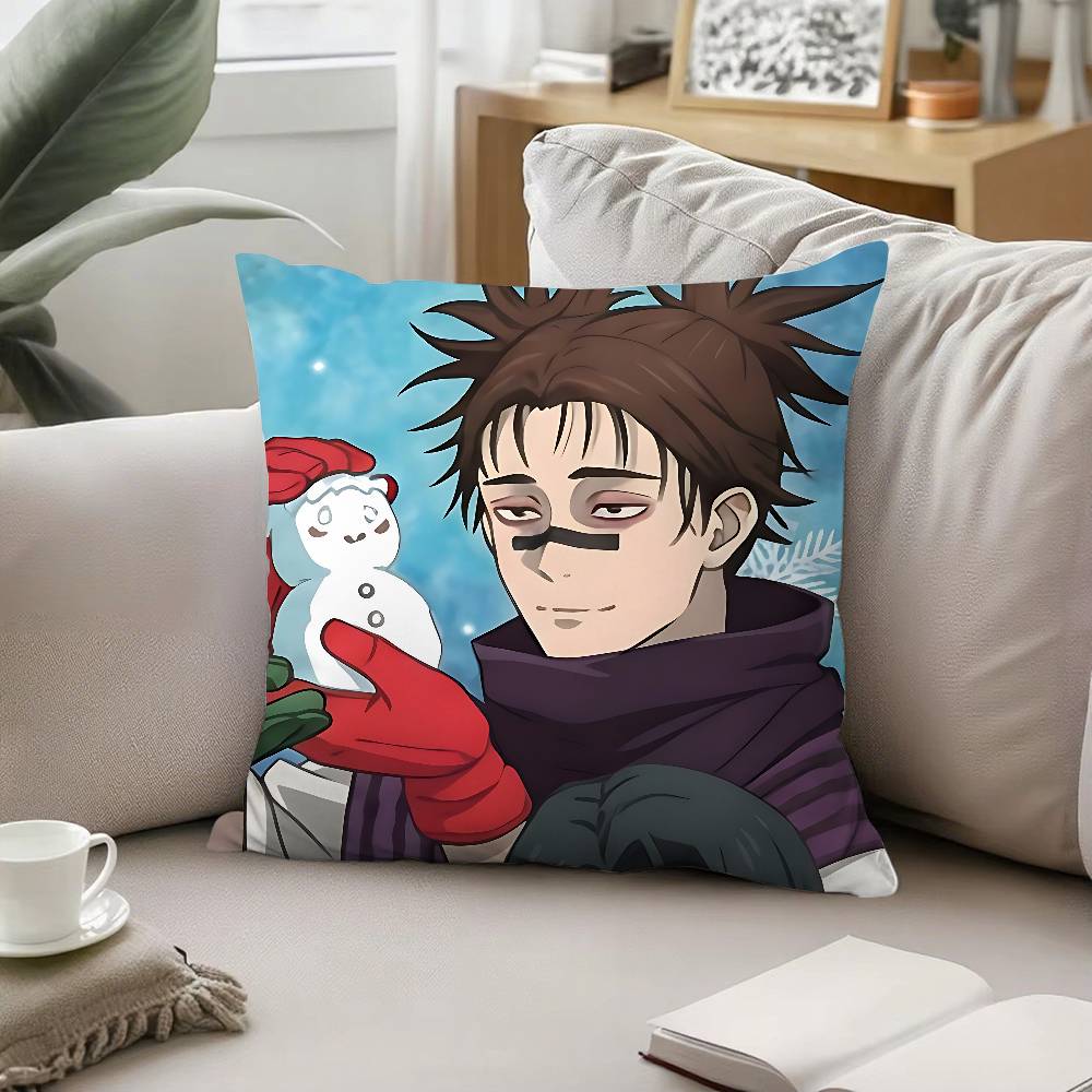 Anime C-Choso Throw Pillow Covers Pattern Cushion Cover Suitable For Sofa Bedroom Car Pillow Cover