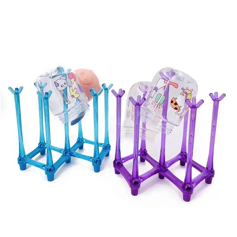 Infant Toddler Feeding Bottle Drying Rack Cupboards Container Newborn Baby Nursing Bottle Storage Box Durable Tableware