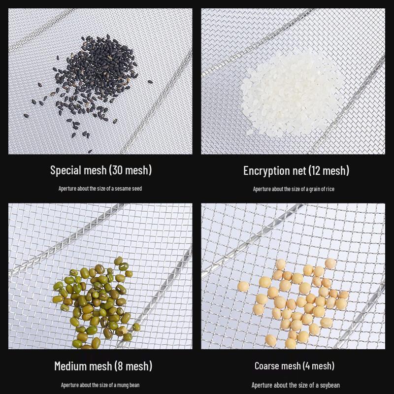 Großer Edelstahl-Feinmaschen-Schaumlöffel