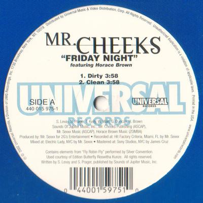 12inch Record MR. CHEEKS - Friday Night 4400159751 Crazy World Ent 2002 US Rap & Hip-Hop/R&B Used