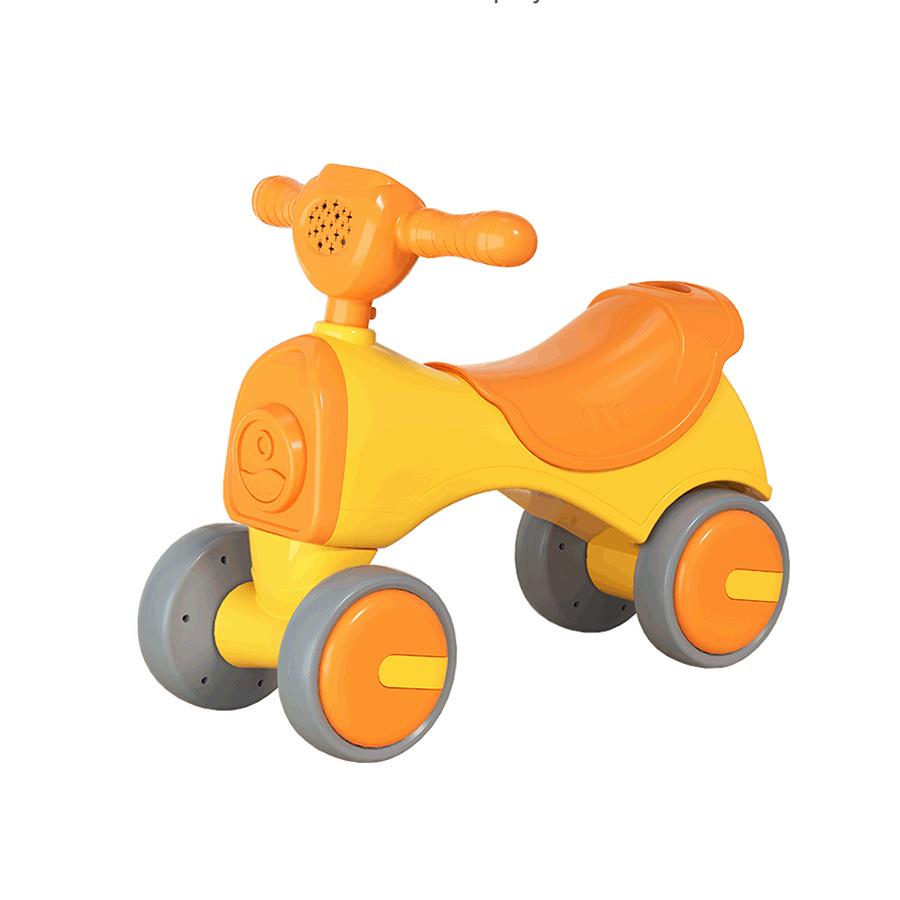 Children's Walker: No-Pedal Baby Balance Bike with Lights & Music