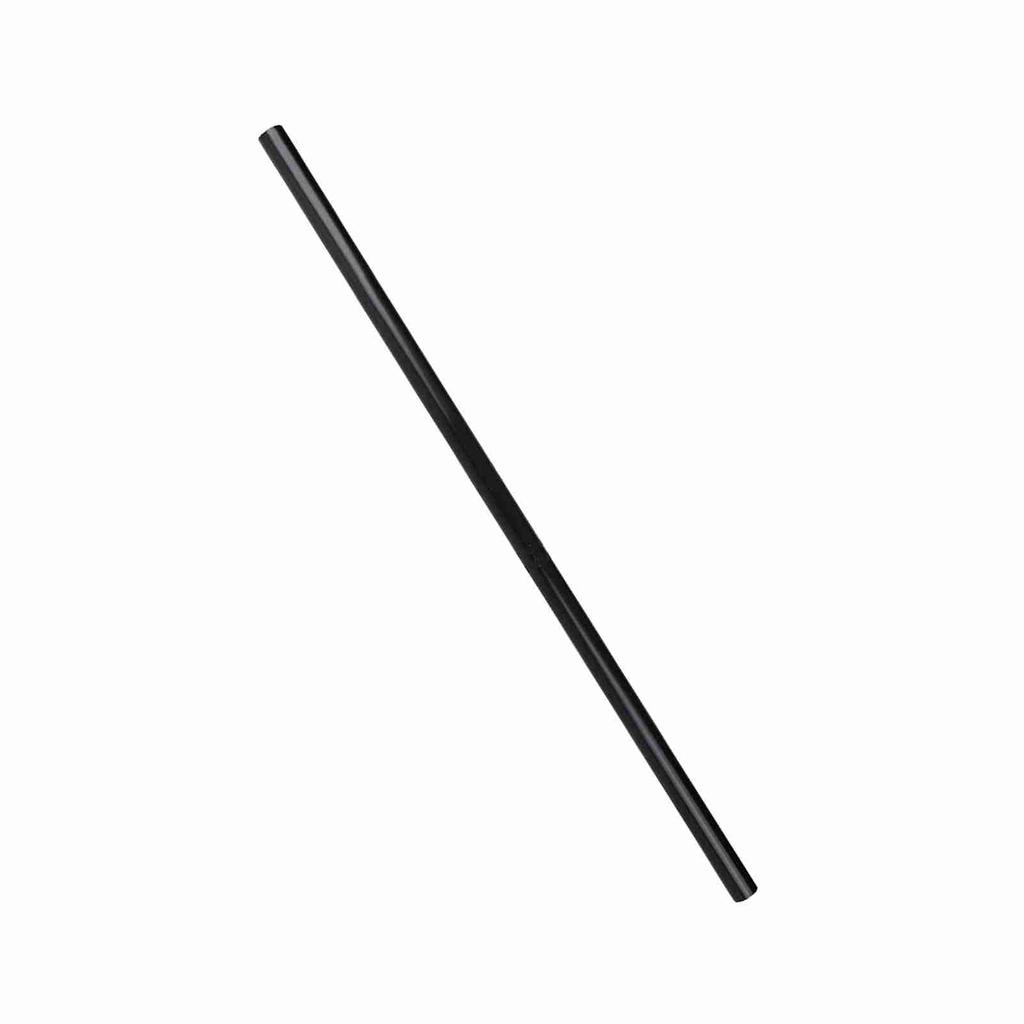 22MM Motorcycle Retro Flat Handlebar Straight Handle Bar Black
