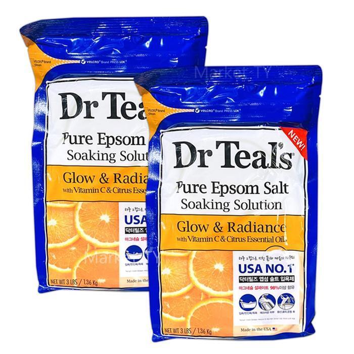 

Dr. Teal s Epsom Salt Bath Bombs 1.36kg x 2 Vitamin C (31497636)