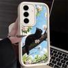 Black Cat Aesthetic Pattern Soft Phone Case for Samsung Galaxy S26 Ultra S25 Edge S24 S23 S22 Plus S21 S20 FE 5G Shell Silicone