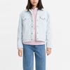 Levi's Men's Ex-Boyfriend Sherpa Trucker Jacket Light Blue 36137-0047