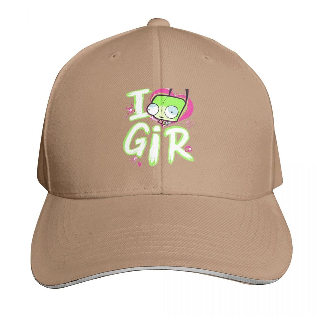 Invader Zim Valentines Day I Love GIR Cap Fashion Casual Baseball Caps Adjustable Hat Summer Unisex Baseball Hats Polychromatic