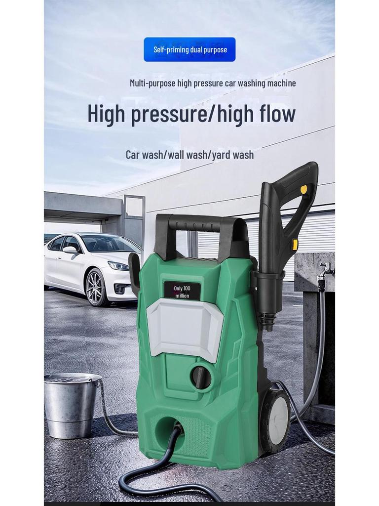Mașină de spălat auto compactă de înaltă presiune - pompă de curățare portabilă și puternică