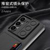 Slim Flip Case Galaxy Z Fold6 With Card Slot Camera Window PU Leather Cover Shockproof Protection