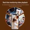 Compact Wireless Home Surveillance Camera with Mobile Connectivity and High-Definition Viewing, No Monitor or Plug-In Required